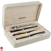 تصویر ست خودکار و خودنویس و روان نویس یوروپن مدل Cool سه عددی مشکی 