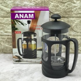 تصویر فرنچ پرس ظرفیت ۶۰۰ میل مدل آنام 