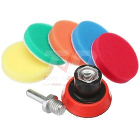 تصویر کیت پد و صفحه پلیت 1، 2 و 3 اینچ Mini Polishing Pads kit 1,2,3 inches