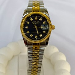 تصویر ساعت مچی رولکس مدل Datejust با بند استیل 