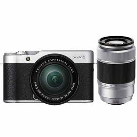 تصویر دوربین دیجیتال بدون آینه فوجی فیلم مدل X-A10 به همراه لنز 50-16 میلی‌متر ا Fujifilm X-A10 Mirrorless Digital Camera with 16-50mm Lens Fujifilm X-A10 Mirrorless Digital Camera with 16-50mm Lens