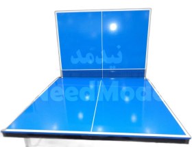 تصویر میز پینگ پنگ شیشه ای پارکی ثابت Olympic P2 
