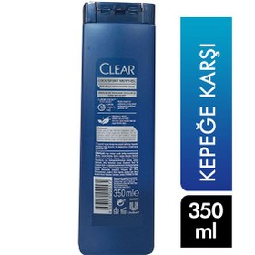 تصویر شامپو ضد شوره خنک کننده نعنایی مردانه کلیر حجم 350 میل Men's clear anti-dandruff cooling mint shampoo, volume 350 ml