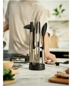 تصویر ست ابزار آشپزی با دسته استیل جوزف جوزف 