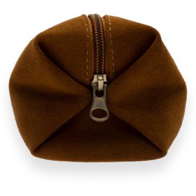 تصویر کیف لوازم شخصی جیر شتری 