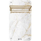 تصویر حوله خشک کن برقی مدل سرو آویز تاشو 