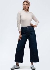 تصویر شلوار جین واید لگ خام شور 3101074 Raw wide leg jeans