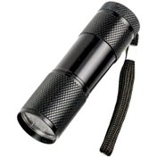 تصویر چراغ یووی بدنه فلزی چند منظوره ۳۹۵ نانومتری - مشکی 