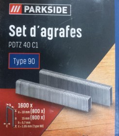 تصویر ست منگنه تایپ 90 پارکساید مدل PDTZ 40 C1 (15 میلی‌متر/10 میلی‌متر) 1600عددی 