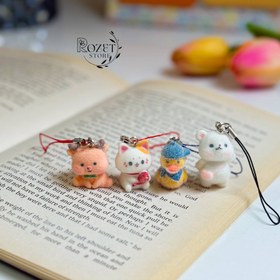 تصویر آویز مخملی موبایل مدل حیوانات 