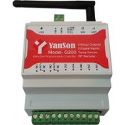 تصویر کنترلر برنامه پذیر پیامکی G200 با ریموت و سنسور 