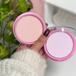 تصویر پودر فیکس فشرده رنگی مهرونا 