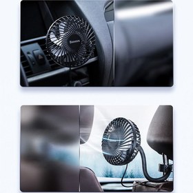 تصویر پنکه خودروی باسئوس Xiaomi Baseus Departure Car Fan CXQC-A03 