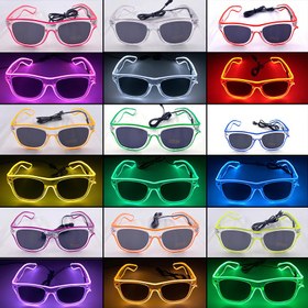 تصویر عینک تزئینی مدل بلک لایت کد 1NEON-REY 