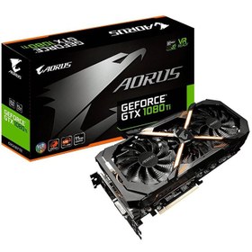 تصویر کارت گرافیک گیگابایت Aorus GeForce GTX 1080 Ti 