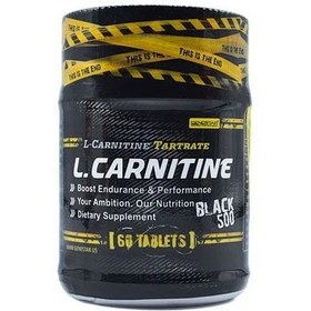 تصویر قرص ال کارنیتین 500 میلی گرم ژن استار 60 عددی Genestar L Carnitine 500mg