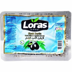 تصویر زیتون سیاه لوراس ۸۰۰ گرم اصلی Loras محصول ترکیه 