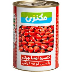 تصویر کنسرو لوبیا مکنزی 380 گرم - باکس 12 عددی Makenzi canned beans 380 grams - box of 12 pieces