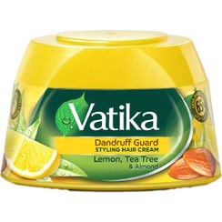 تصویر کرم مو محافظ شوره سر با عصاره لیمو، درخت چای و بادام 140 میلی‌لیتر برند vatika naturals 