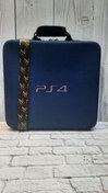 تصویر کیف کنسول بازی درجه یک ps4 fat pro slim برند نهل آبی 