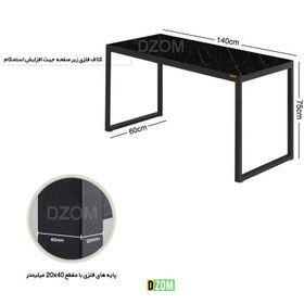 تصویر میز اداری دیزم مدل CD_N100_140_SB 