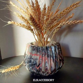 تصویر دکوری گلدان سنگی مدل ونوس - تکی elsiaccessory