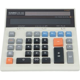 تصویر ماشین حساب مدل DS-120 کاسیو ا Casio DS-120 calculator Casio DS-120 calculator