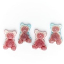 تصویر پاستیل خرسی توتفرنگی ویدال (200گرم-فله) 