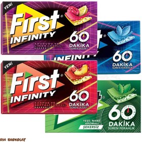 تصویر آدامس فرست 60 دقیقه First سری Infinity 