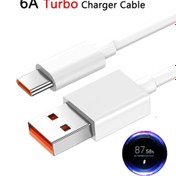 تصویر کابل شارژر اورجینال شیائومی 67 وات مدل توربو ا Xiaomi 67W Turbo Original USB Cable Xiaomi 67W Turbo Original USB Cable