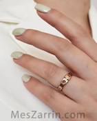 تصویر رینگ ساده نگینی 