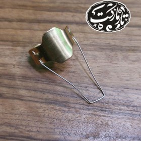 تصویر مضراب سه تار فلزی مسی 