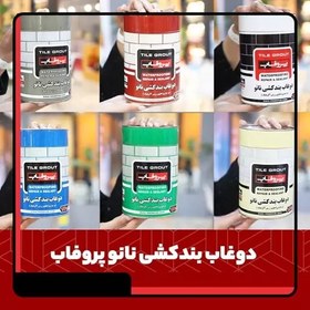 تصویر دوغاب بندکشی رنگی پروفاب (8 رنگ- پس کرایه) 