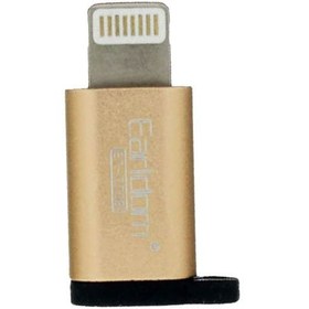 تصویر مبدل microUSB به لایتنینگ ارلدام مدل ET-OT08 