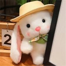 تصویر عروسک خرگوش کلاه دار 