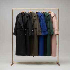 تصویر ترنچ کت بلند 