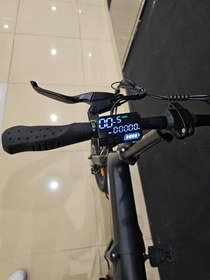 تصویر دوچرخه برقی تاشو الومنیومی WINNER مدل E bike رنگ خاکستری باتری لیتیوم 