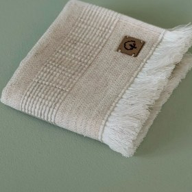 تصویر حوله دست و صورت Hasna برند ecocotton سایز 50*30 