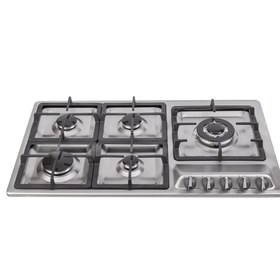 تصویر اجاق گاز استیل ۵ شعله درسا مدل رایان DG2208-5R Dorsa Steel Hob Model Rayan