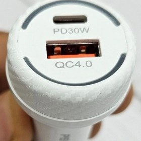 تصویر شارژر فندکی خودرو PECTOR مدل P732 توان ۵۵ وات سوپر فست 