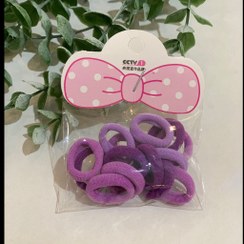 تصویر کش حوله‌ای ریز بنفش 