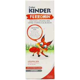 تصویر شربت فرومین حجم 200 میلی لیتر فیشر کیندر Fisher Kinder Ferromin Syrup 200 ml