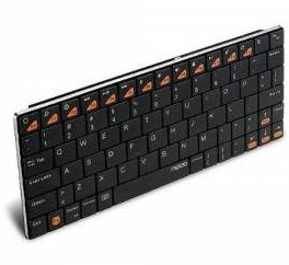 تصویر کیبورد بلوتوث و بسیار باریک رپو مدل E6500 ا Rapoo E6500 Blade Bluetooth Keyboard Rapoo E6500 Blade Bluetooth Keyboard