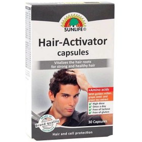 تصویر کپسول Hair Activator بسته 30 عددی سان لایف ا Sun Life Hair Activator 30 Capsules Sun Life Hair Activator 30 Capsules