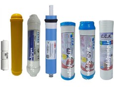 تصویر ست فیلتر ۶ مرحله‌ای تصفیه آب خانگی با کیفیت عالی 