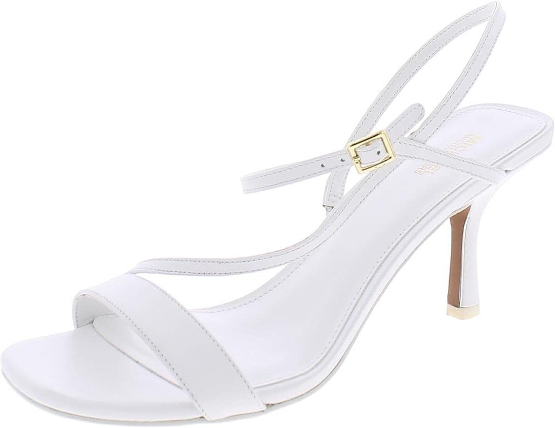 Michael Kors Tasha White Leather Sandal SS 2020