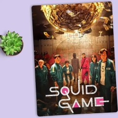 تصویر پازل چوبی طرح اسکویید گیم 