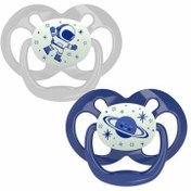 تصویر پستانک شب تاب دو عددی 6 تا 18 ماه دکتربراون Dr Browns 