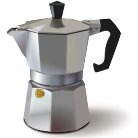 تصویر موکاپات آلومینیومی یک کاپ One cup aluminum mokapot