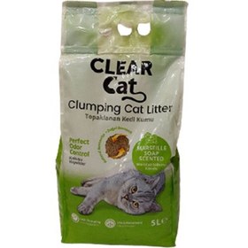 تصویر خاک گربه کیر کت ترک Clearcat cat litter